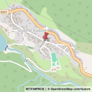 Mappa Via Gian Pietro Talamini, 1, 32040 Vodo di Cadore, Belluno (Veneto)