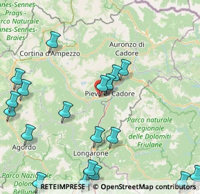 Mappa Via San Rocco, 32040 Valle di Cadore BL, Italia (22.109)