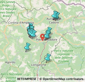 Mappa Via San Rocco, 32040 Valle di Cadore BL, Italia (10.65211)