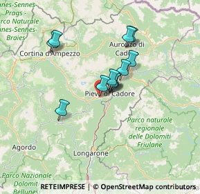 Mappa Via San Rocco, 32040 Valle di Cadore BL, Italia (10.06083)