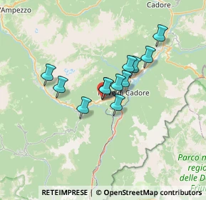 Mappa Via San Rocco, 32040 Valle di Cadore BL, Italia (4.6875)