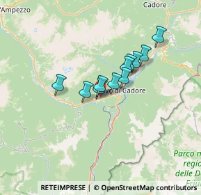 Mappa Via San Rocco, 32040 Valle di Cadore BL, Italia (4.54273)