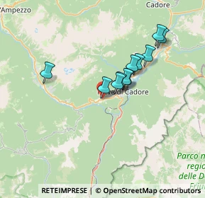 Mappa Via San Rocco, 32040 Valle di Cadore BL, Italia (5.47909)