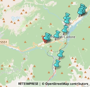 Mappa Via San Rocco, 32040 Valle di Cadore BL, Italia (4.72077)