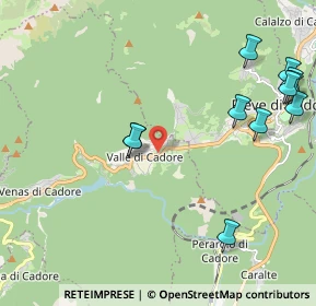 Mappa Via San Rocco, 32040 Valle di Cadore BL, Italia (2.54091)