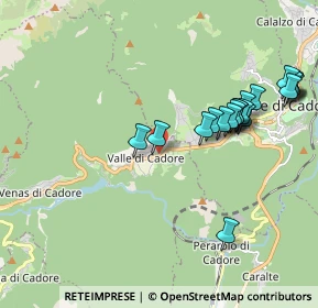 Mappa Via San Rocco, 32040 Valle di Cadore BL, Italia (2.0815)