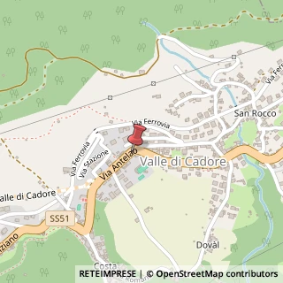 Mappa Via XX Settembre, 40, 32040 Valle di Cadore, Belluno (Veneto)