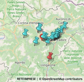 Mappa Via Gian Pietro Talamini, 32040 Vodo di Cadore BL, Italia (8.67611)
