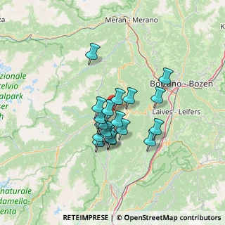 Mappa Via Padre Eusebio Chini, 38020 Cloz TN, Italia (9.7335)