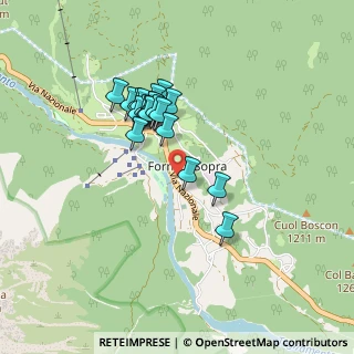 Mappa Via Udine, 33024 Forni di Sopra UD, Italia (0.704)