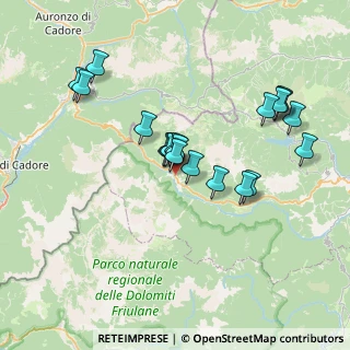 Mappa Via Udine, 33024 Forni di Sopra UD, Italia (6.562)