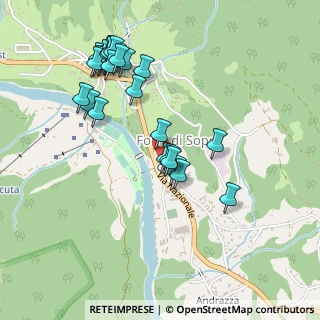 Mappa Via Udine, 33024 Forni di Sopra UD, Italia (0.51111)