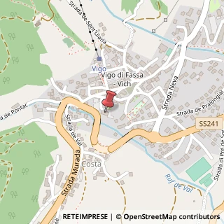 Mappa Strada de Solar, 27, 38039 Vigo di Fassa, Trento (Trentino-Alto Adige)