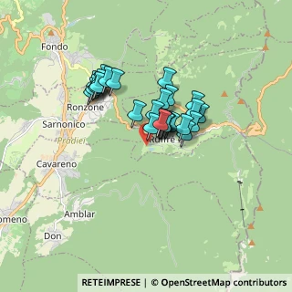 Mappa Maso Molin, 38010 Sarnonico TN, Italia (1.21111)