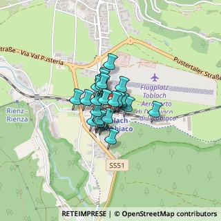 Mappa Via Stazione, 39034 Dobbiaco BZ, Italia (0.20769)