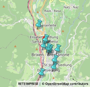 Mappa Via Vinzenz Gasser, 39042 Bressanone BZ, Italia (1.59636)