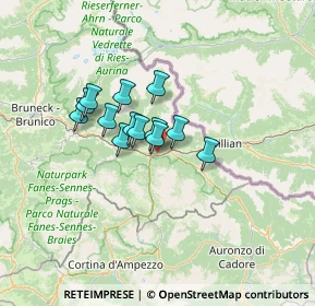 Mappa Costanosellari, 39034 Dobbiaco BZ, Italia (8.57154)