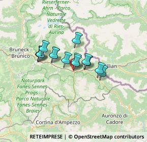 Mappa Via Croce Alta, 39034 Dobbiaco BZ, Italia (8.84214)