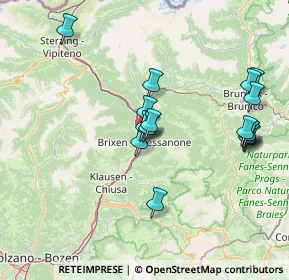 Mappa Via Cesare Battisti, 39042 Bressanone BZ, Italia (14.54875)