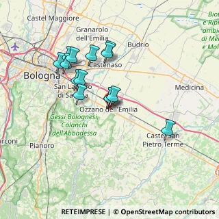 Mappa Via Emilia, 40064 Ozzano dell'Emilia BO, Italia (6.36857)
