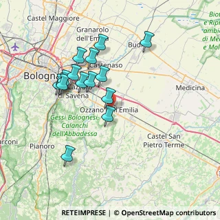 Mappa Via Emilia, 40064 Ozzano dell'Emilia BO, Italia (7.03267)