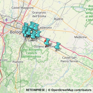 Mappa Via Emilia, 40064 Ozzano dell'Emilia BO, Italia (7.33842)