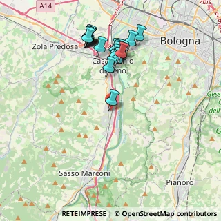Mappa Via Cartiera, 40037 Borgonuovo BO, Italia (4.2205)