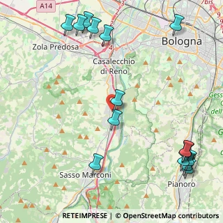 Mappa Via Cartiera, 40037 Borgonuovo BO, Italia (6.01)