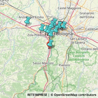 Mappa Via Cartiera, 40037 Borgonuovo BO, Italia (6.085)