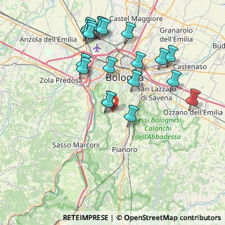 Mappa Via di Paderno, 40136 Bologna BO, Italia (8.5475)