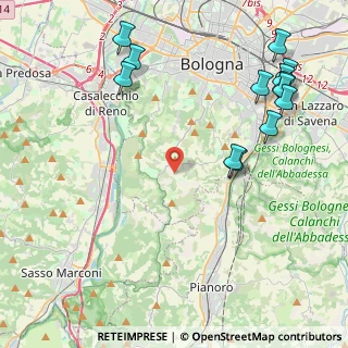 Mappa Via di Paderno, 40136 Bologna BO, Italia (5.49077)
