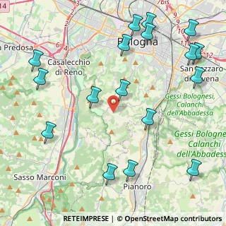 Mappa Via di Paderno, 40136 Bologna BO, Italia (5.57118)