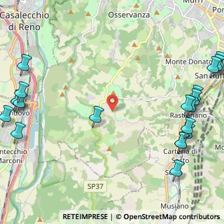 Mappa Via di Paderno, 40136 Bologna BO, Italia (3.4185)