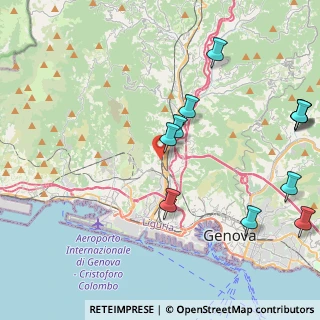 Mappa Via dei Rebucchi, 16161 Genova GE, Italia (5.22636)