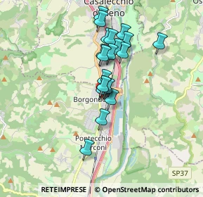 Mappa Galleria Nik Novecento, 40037 Sasso Marconi BO, Italia (1.3745)