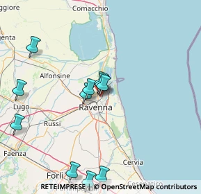 Mappa Via Francesco Crispi, 48123 Ravenna RA, Italia (16.66455)