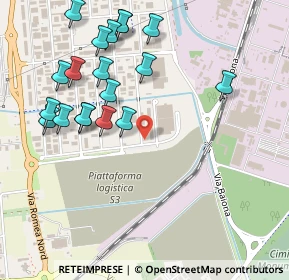 Mappa Via Francesco Crispi, 48123 Ravenna RA, Italia (0.5825)