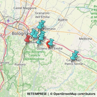 Mappa Via L. Galvani, 40064 Ozzano dell'Emilia BO, Italia (5.98417)