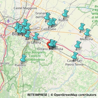 Mappa Via L. Galvani, 40064 Ozzano dell'Emilia BO, Italia (8.9465)