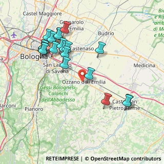 Mappa Via L. Galvani, 40064 Ozzano dell'Emilia BO, Italia (8.421)
