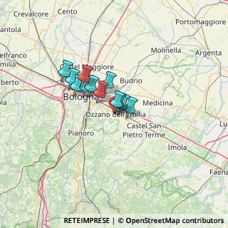 Mappa Via L. Galvani, 40064 Ozzano dell'Emilia BO, Italia (8.24333)