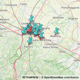 Mappa Via L. Galvani, 40064 Ozzano dell'Emilia BO, Italia (10.343)