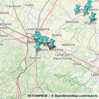 Mappa Via L. Galvani, 40064 Ozzano dell'Emilia BO, Italia (18.18333)