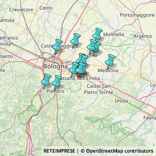 Mappa Via L. Galvani, 40064 Ozzano dell'Emilia BO, Italia (9.35692)