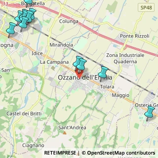 Mappa Via L. Galvani, 40064 Ozzano dell'Emilia BO, Italia (3.50385)