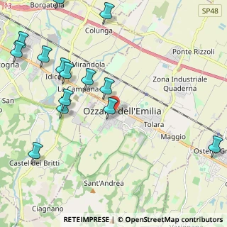 Mappa Via L. Galvani, 40064 Ozzano dell'Emilia BO, Italia (2.77571)