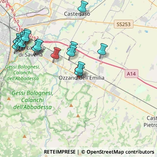 Mappa Via L. Galvani, 40064 Ozzano dell'Emilia BO, Italia (5.4615)