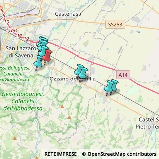 Mappa Via 1 Maggio, 40064 Ozzano dell'Emilia BO, Italia (3.5575)
