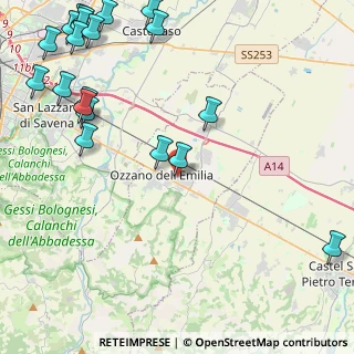 Mappa Via 1 Maggio, 40064 Ozzano dell'Emilia BO, Italia (6.4205)