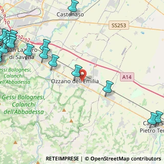 Mappa Via 1 Maggio, 40064 Ozzano dell'Emilia BO, Italia (7.3835)
